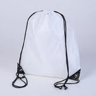 中国 トレインの白いドローストリングのバックパック、防水大きいドローストリングのスポーツ袋 会社