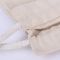 白によって個人化されるドローストリング袋、正方形の小型キャンバスのドローストリング袋 サプライヤー