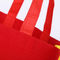 大きい非編まれたポリプロピレンの買い物袋/再使用可能な赤非編まれた袋 サプライヤー