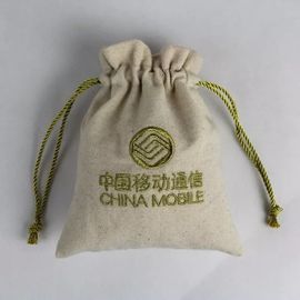 中国 エコの買物をするシルク スクリーン印刷のための友好的な綿のキャンバスのドローストリング袋 工場