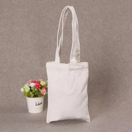 印刷された買物をする綿のキャンバス袋、注文のロゴの白い綿のトート バック