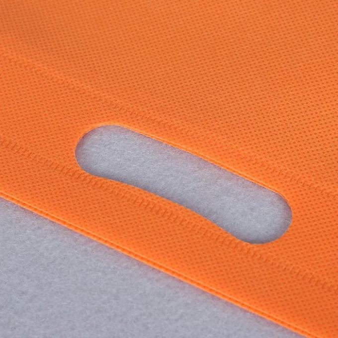 オフセット印刷の折り畳み式の設計のカスタマイズされたロゴの非編まれた生地袋